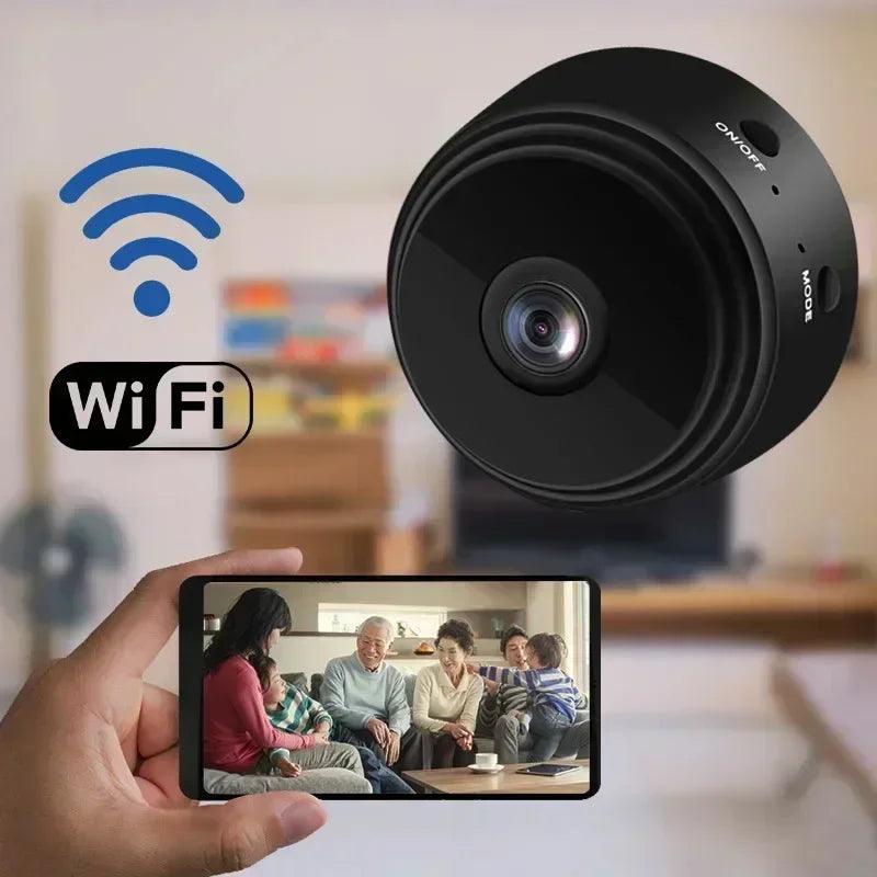 Mini Câmera WiFi Monitoramento Sem Fio